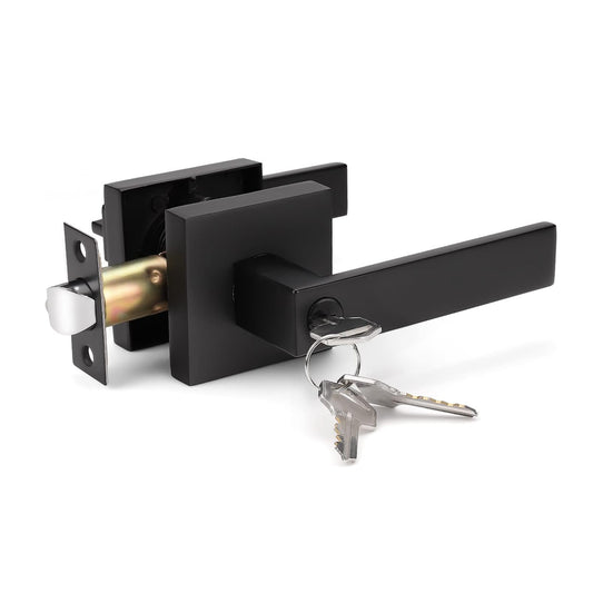 Door Handle Heavy Duty Keyed Entry Door Lever Set