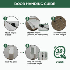 UWG 2-Panel Primed Interior Shaker Door