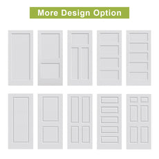 20-minute fire-rated door with white primer