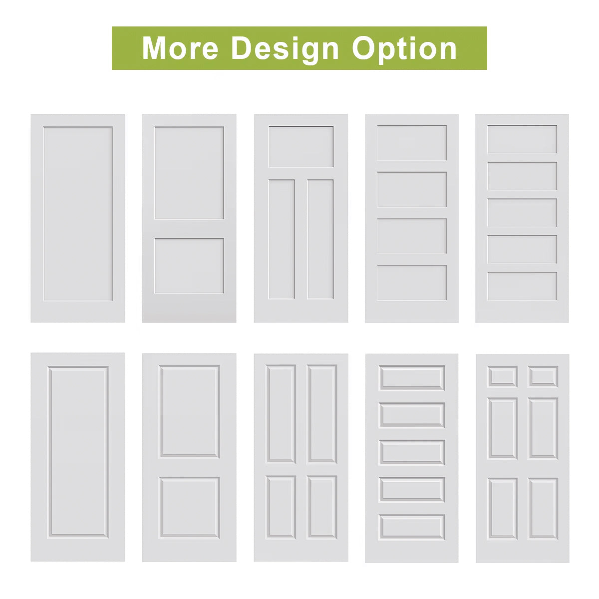 20-minute fire-rated door with white primer
