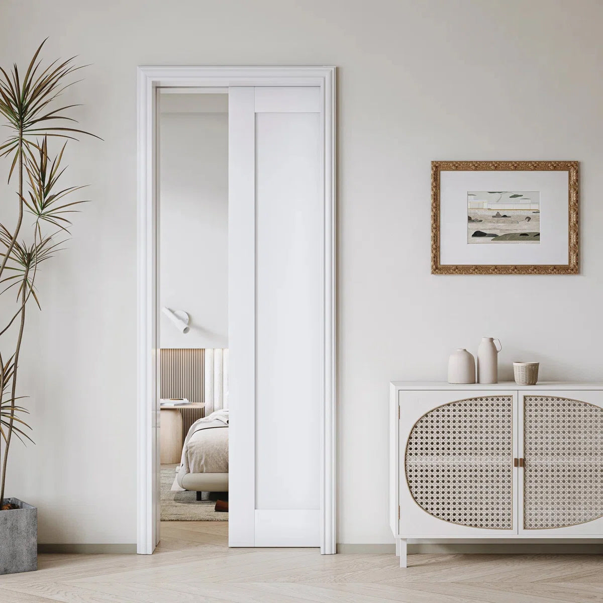 Interior Sliding Pocket Door Panel Pantry Sliding Door