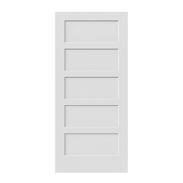 UWG 5-Panel Primed Interior Shaker Door