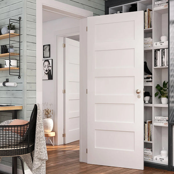 UWG 5-Panel Primed Interior Shaker Door