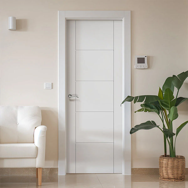 20-minute fire-rated door with white primer